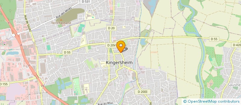 localisation de l'entreprise SF LOCATION  KINGERSHEIM