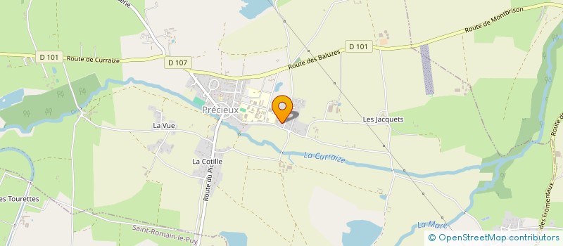 localisation de l'entreprise SF MECANIC  PRECIEUX