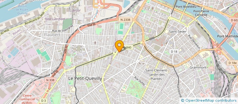 localisation de l'entreprise SF NOUASRIA à ROUEN