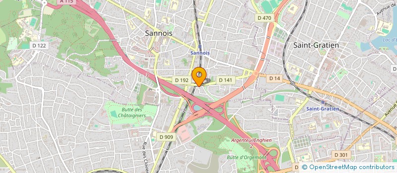 localisation de l'entreprise SF PARISIEN  SANNOIS