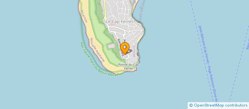 localisation de l'entreprise SF PARTNERS CONSULTING  LEGE-CAP-FERRET