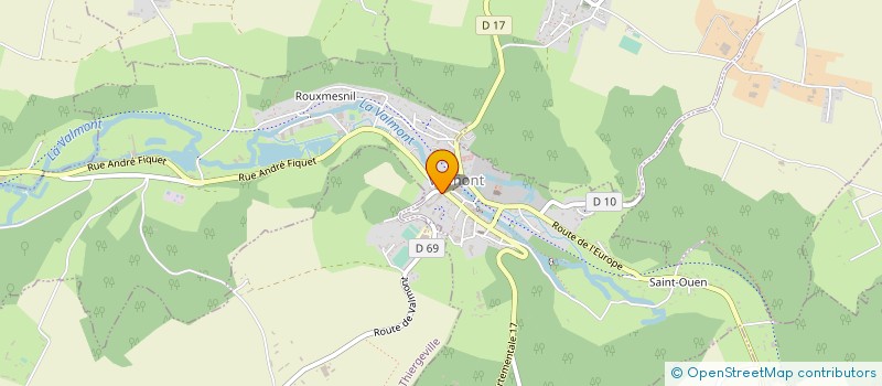 localisation de l'entreprise SF PAYSAGE SERVICES  VALMONT