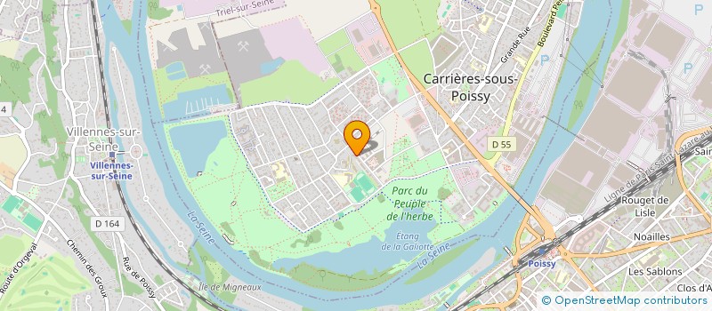 localisation de l'entreprise SF PERSONAL DRIVER  CARRIERES-SOUS-POISSY