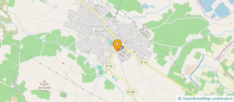 localisation de l'entreprise SF PLOMBERIE ELECTRICITE CLIMATISATION CHAUFFAGE  CAZOULS-LES-BEZIERS