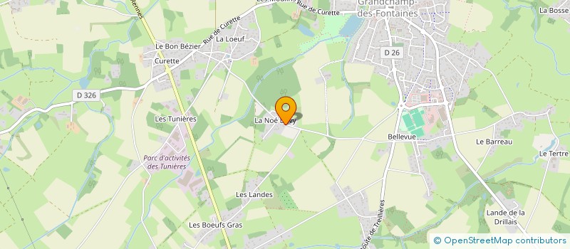 localisation de l'entreprise SF PREMIUM CHAUFFEUR SERVICE  GRANDCHAMP-DES-FONTAINES