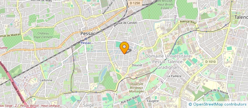 localisation de l'entreprise SF PROPRIETY  PESSAC