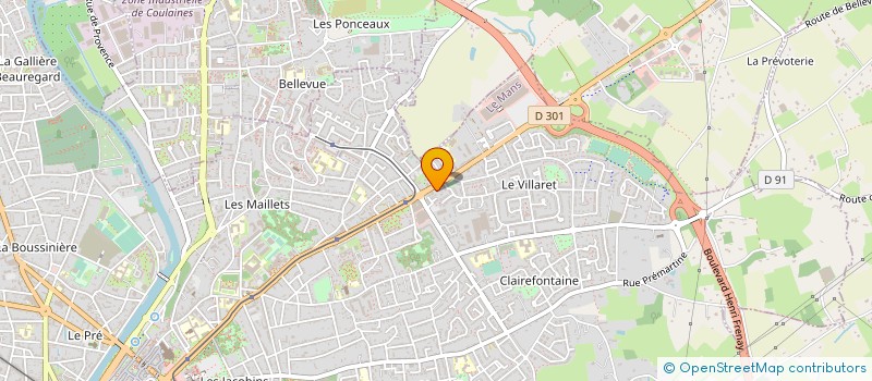 localisation de l'entreprise SF SECURITY  LE MANS