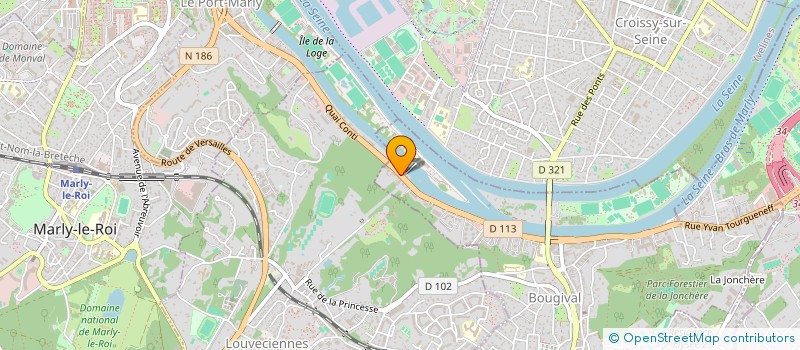 localisation de l'entreprise SF SERVICES  BOUGIVAL