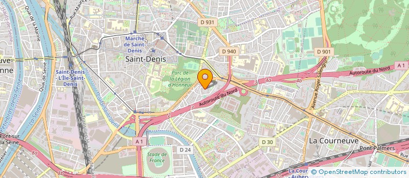 localisation de l'entreprise SF SERVICES NETTOYAGE à SAINT-DENIS