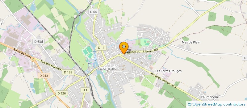 localisation de l'entreprise SF SOLUTIONS à BUZANCAIS