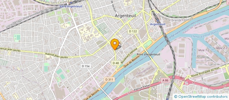 localisation de l'entreprise SF SONDAGES  ARGENTEUIL