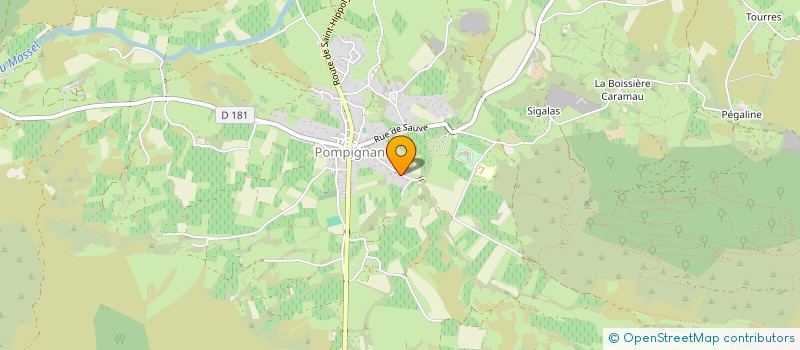 localisation de l'entreprise SF TEAM RALLYE POMPIGNAN  POMPIGNAN