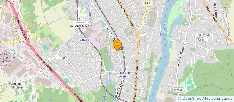 localisation de l'entreprise SF TRANS à CORBEIL-ESSONNES