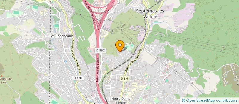 localisation de l'entreprise SF VICTOR HUGO à SEPTEMES-LES-VALLONS