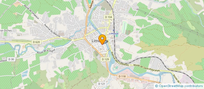 localisation de l'entreprise SF VIDEO S à LIMOUX