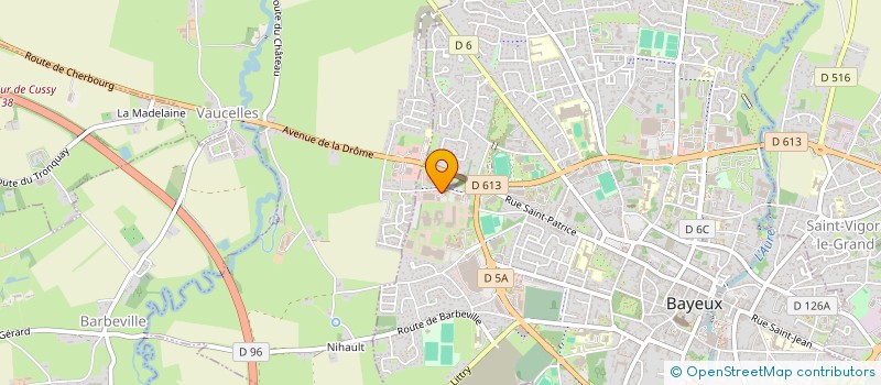 localisation de l'entreprise SF2I  BAYEUX
