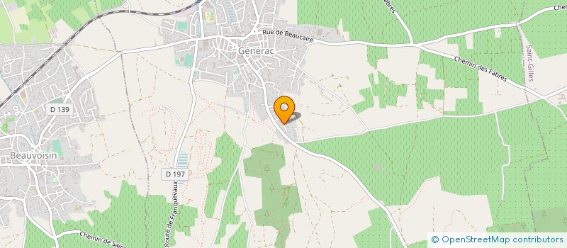 localisation de l'entreprise SF2I - SOCIETE FINANCIERE D'INVESTISSEMENT POUR L'INNOVATION  GENERAC