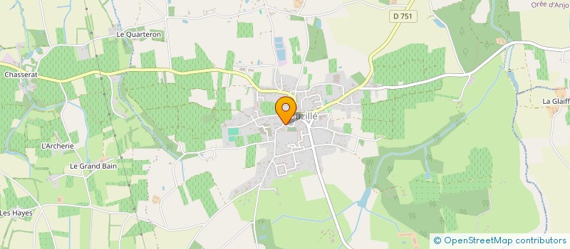 localisation de l'entreprise SF2M  OREE-D'ANJOU