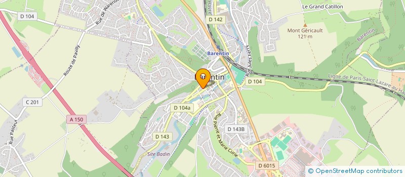 localisation de l'entreprise SF2M  BARENTIN