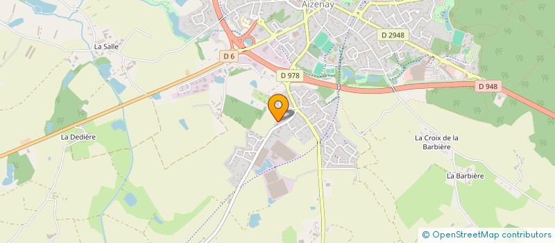 localisation de l'entreprise SF2R  AIZENAY