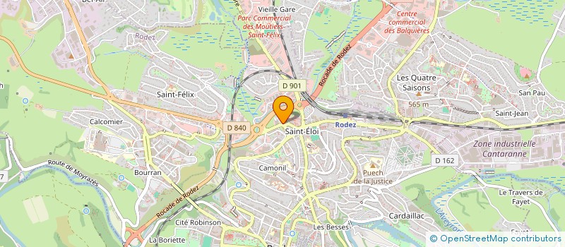 localisation de l'entreprise SF2R  OLEMPS