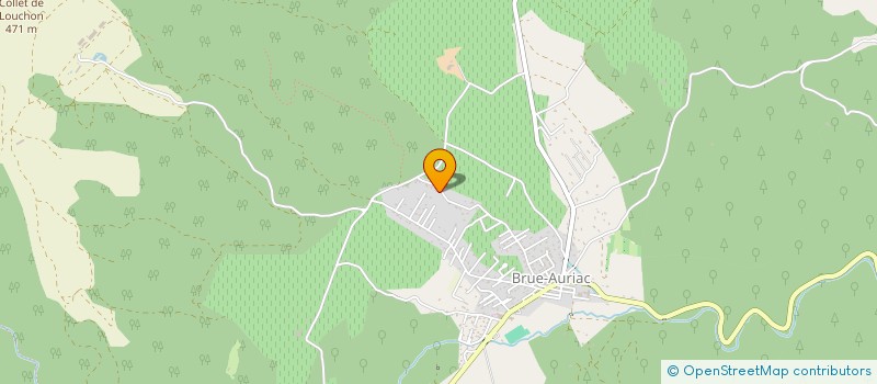 localisation de l'entreprise SF3L  BRUE-AURIAC