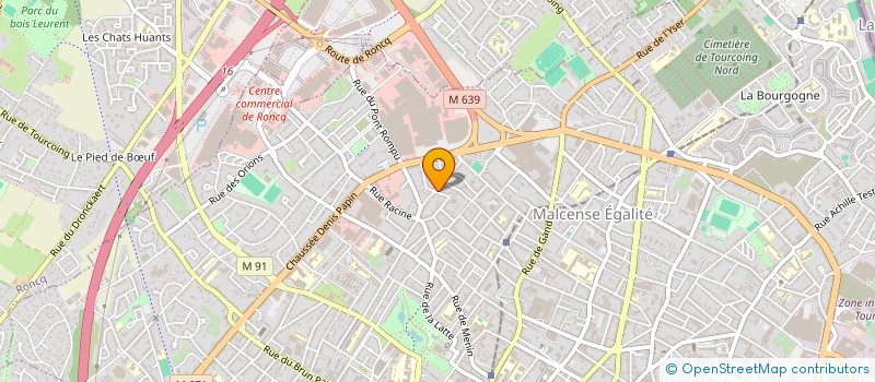 localisation de l'entreprise SF4H  TOURCOING