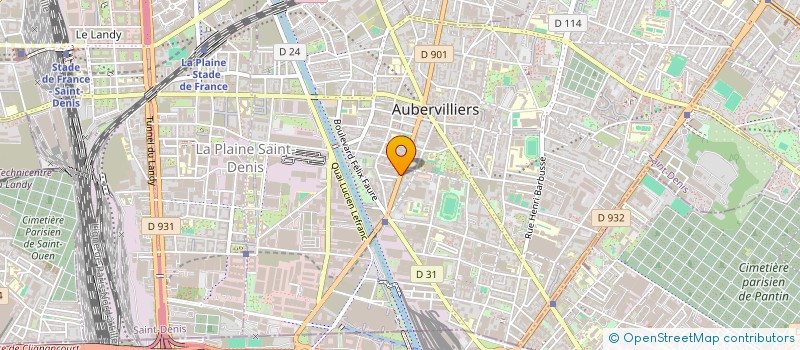 localisation de l'entreprise SFA à AUBERVILLIERS