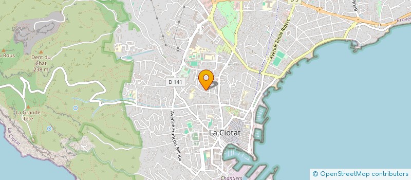 localisation de l'entreprise SFA BERGER à LA CIOTAT