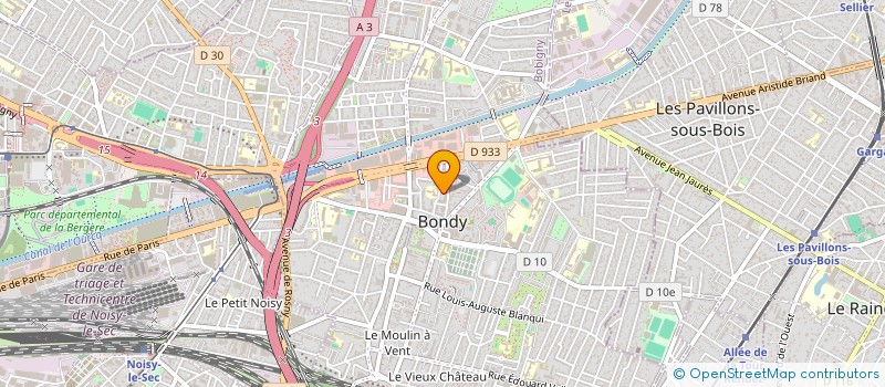 localisation de l'entreprise SFA FRANCE  BONDY