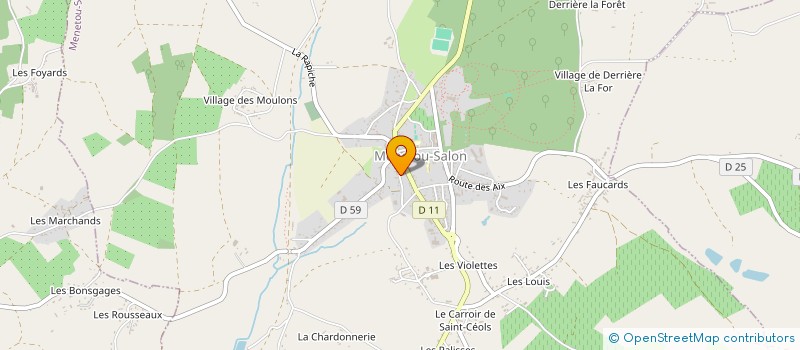 localisation de l'entreprise SFA - THERMOVALORISATION à MENETOU-SALON
