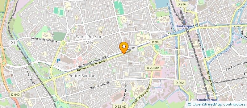 localisation de l'entreprise SFAC PODOLOGIE à DUNKERQUE