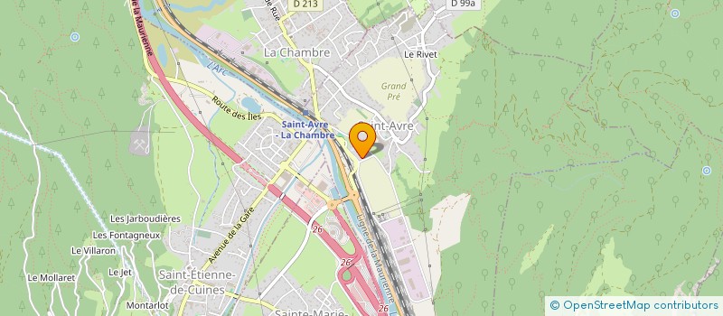 localisation de l'entreprise SFAG à SAINT-AVRE