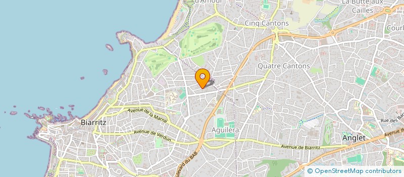 localisation de l'entreprise SFAGA à BIARRITZ