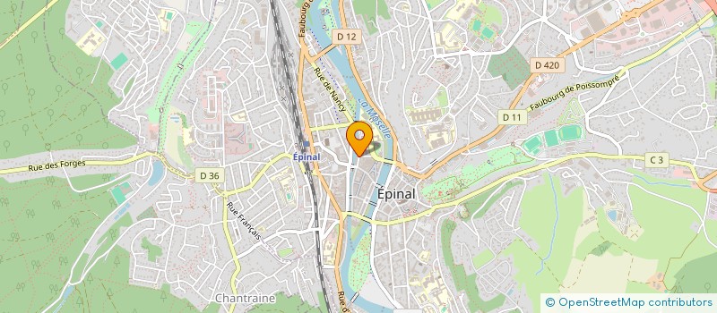 localisation de l'entreprise SFAGM à EPINAL