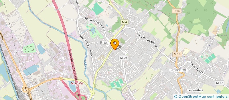 localisation de l'entreprise SFAIRE CONCEPTS  BRUGUIERES