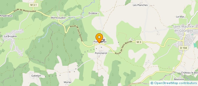 localisation de l'entreprise SFAL  SAINT-MAURICE-EN-GOURGOIS