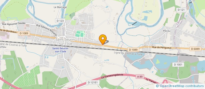 localisation de l'entreprise SFAM BACCHUS  SAINT-SEURIN-SUR-L'ISLE