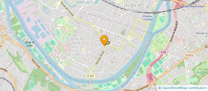 localisation de l'entreprise SFAM SARL à CROISSY-SUR-SEINE