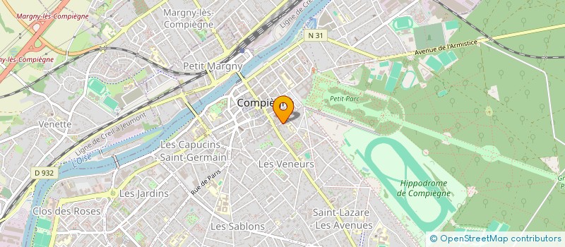 localisation de l'entreprise SFANDCO  COMPIEGNE