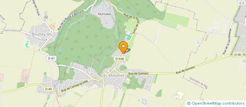 localisation de l'entreprise SFAP - SOCIETE DE FORMATION ET D'ANIMATION PROFESSIONNELLE  LES MOLIERES