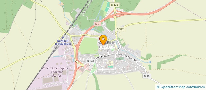 localisation de l'entreprise SFAX à NANTEUIL-LE-HAUDOUIN