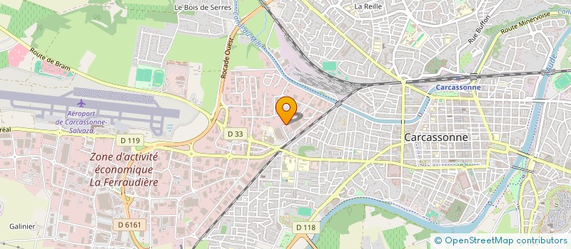 localisation de l'entreprise SFAX IMMO à CARCASSONNE