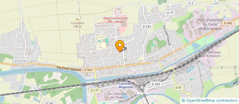 localisation de l'entreprise SFAXI TRANSPORT SERVICES à MIGENNES