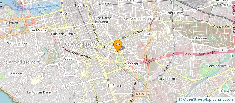 localisation de l'entreprise SFB 13 à MARSEILLE