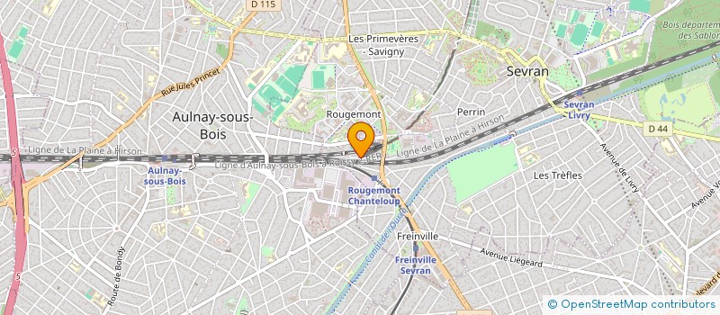localisation de l'entreprise SFB à SEVRAN