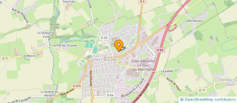 localisation de l'entreprise SFB  VILLERS-BOCAGE