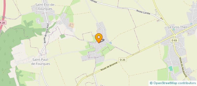 localisation de l'entreprise SFB  SAINT-ELOI-DE-FOURQUES