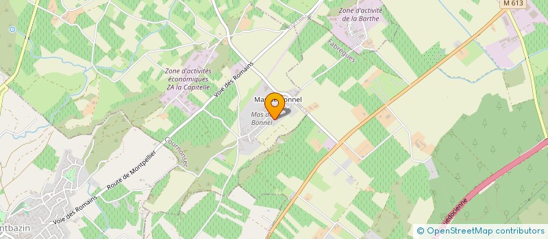 localisation de l'entreprise SFB HOLDING à COURNONSEC
