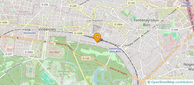 localisation de l'entreprise SFB IMMO à FONTENAY-SOUS-BOIS